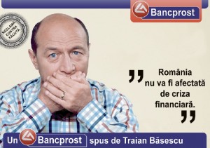 Basescu,criza financiara.
